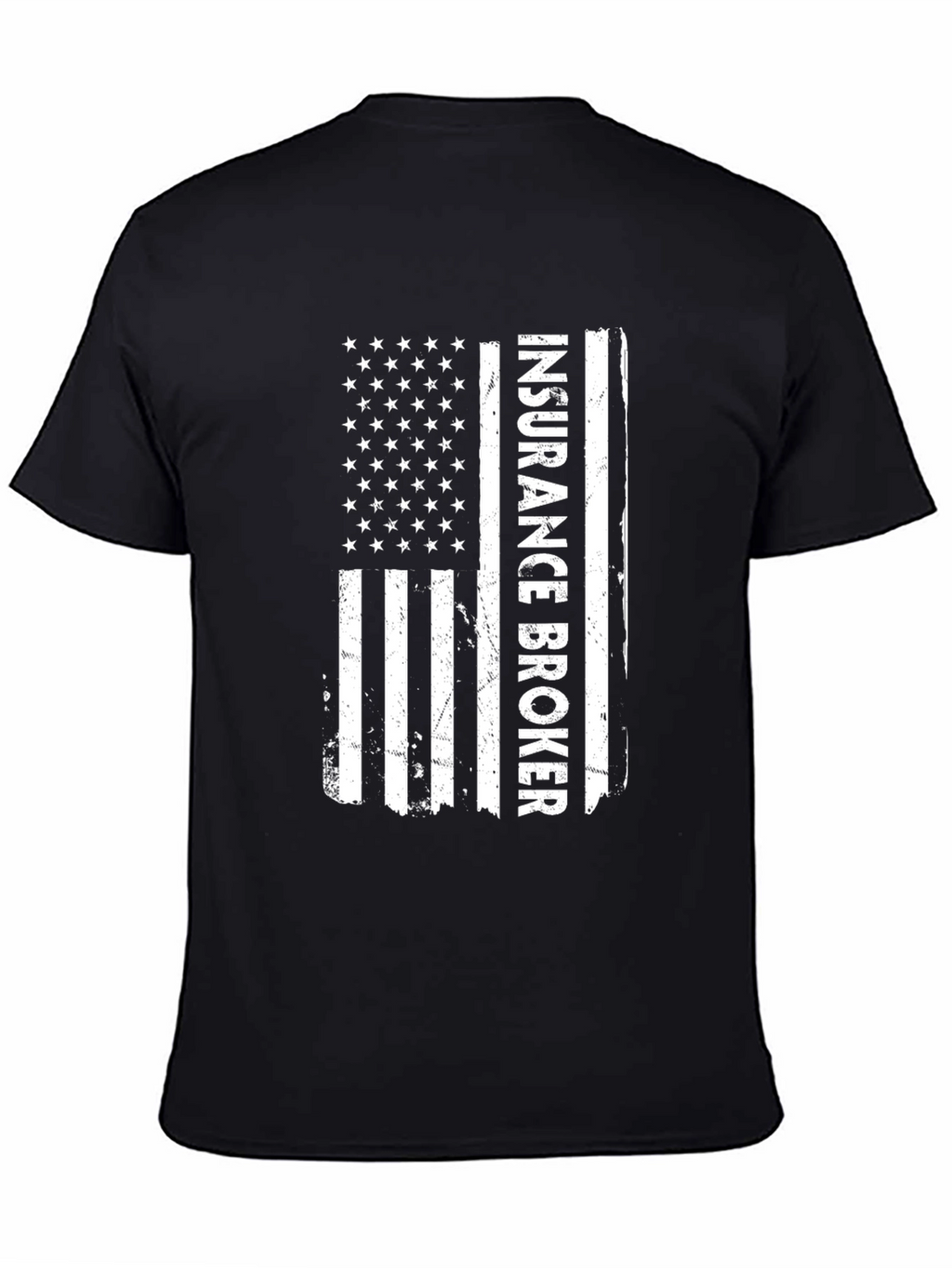 Insurance Broker American Flag T-Shirt
