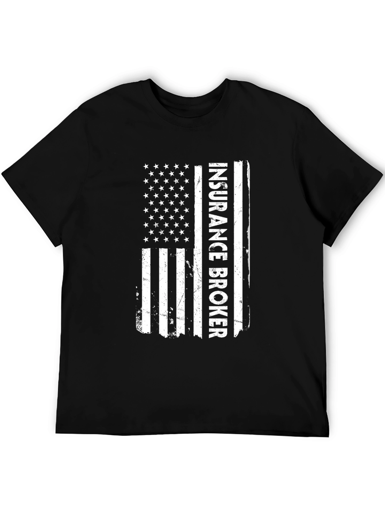 Insurance Broker American Flag T-Shirt