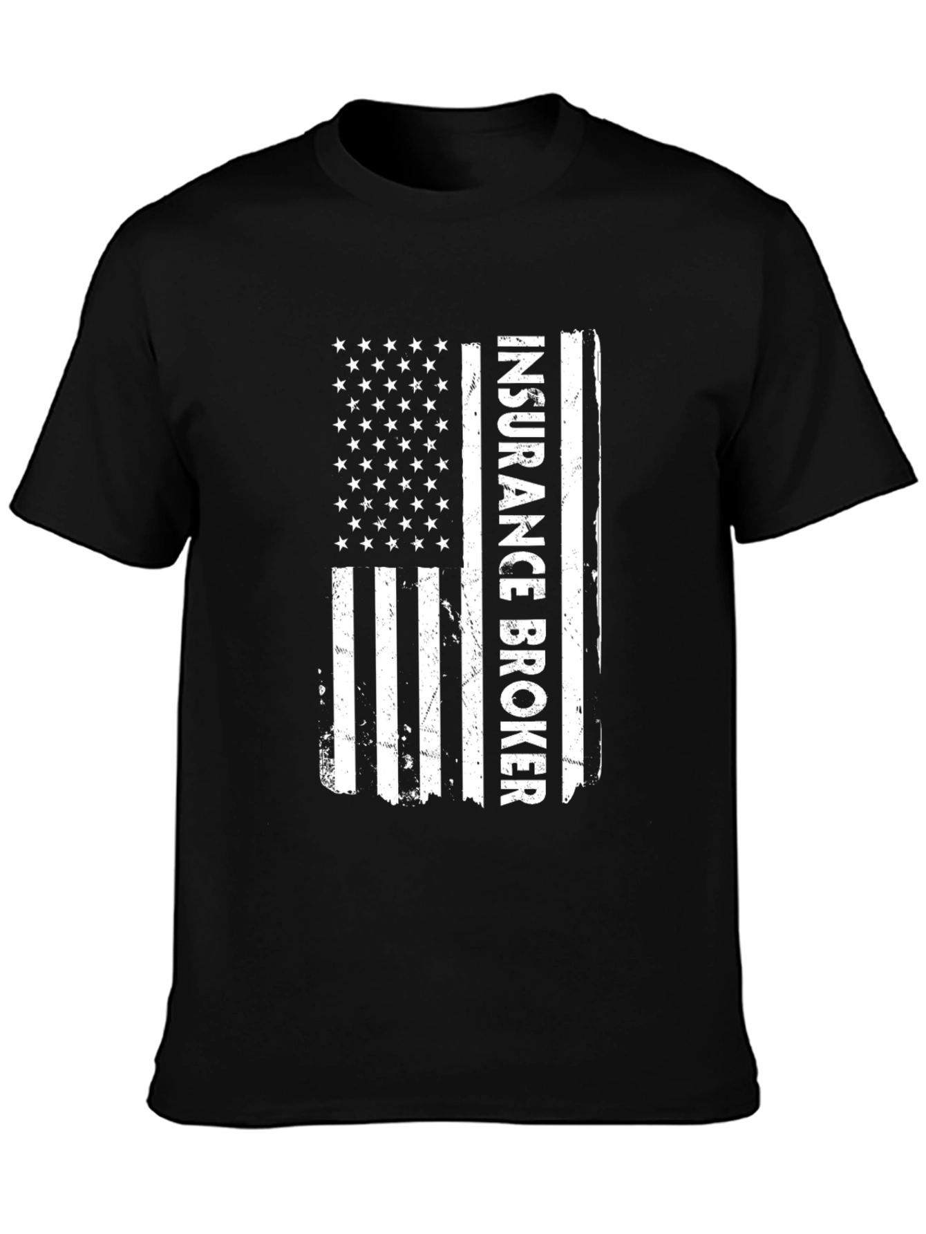 Insurance Broker American Flag T-Shirt