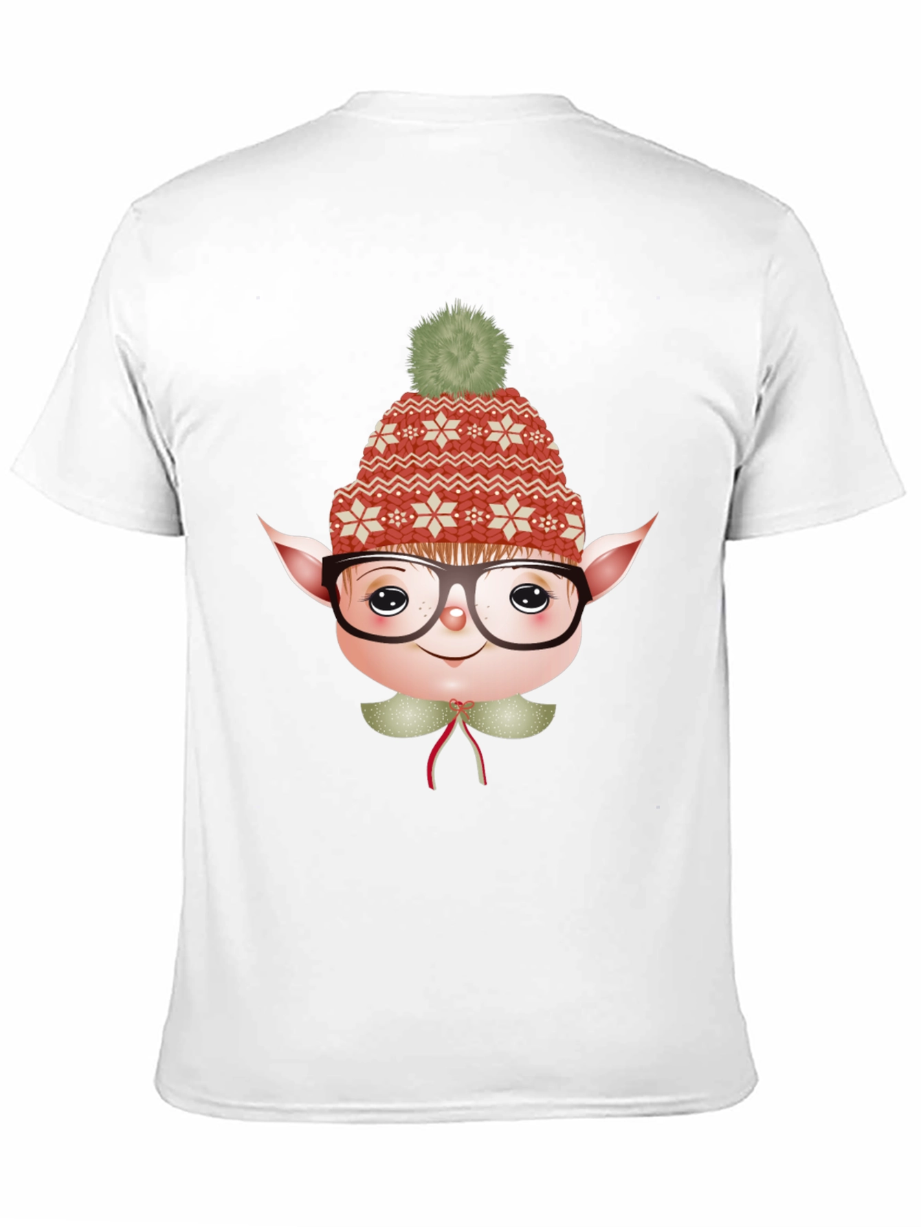 Festive Elf Graphic Tee - Holiday Fun!
