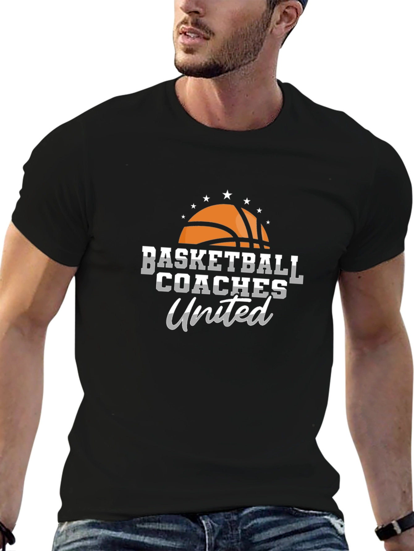 Basketball Coaches United Black T-Shirt