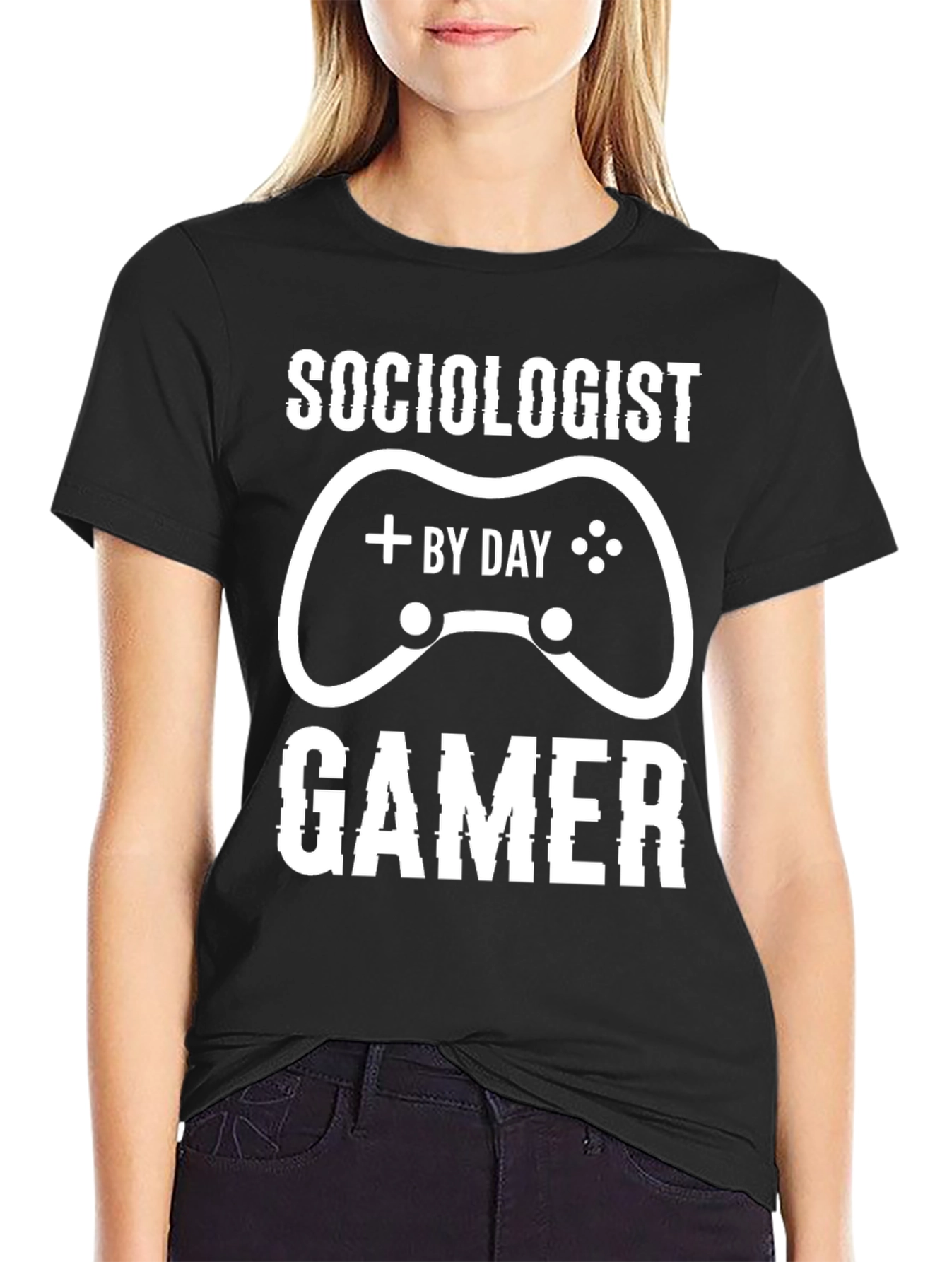 Sociologist by Day Gamer Funny T-Shirt