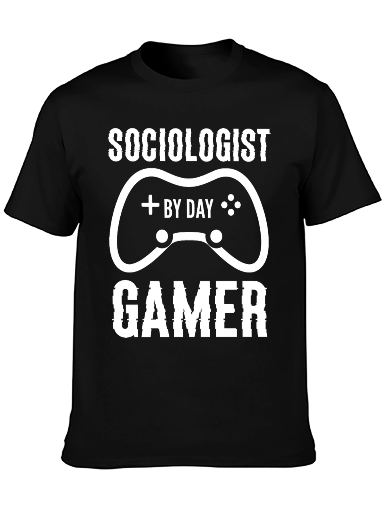 Sociologist by Day Gamer Funny T-Shirt