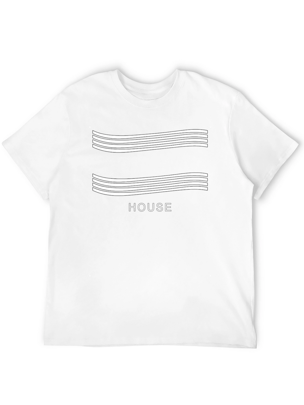 Modern House Music T-Shirt - Black Cotton Blend Tee