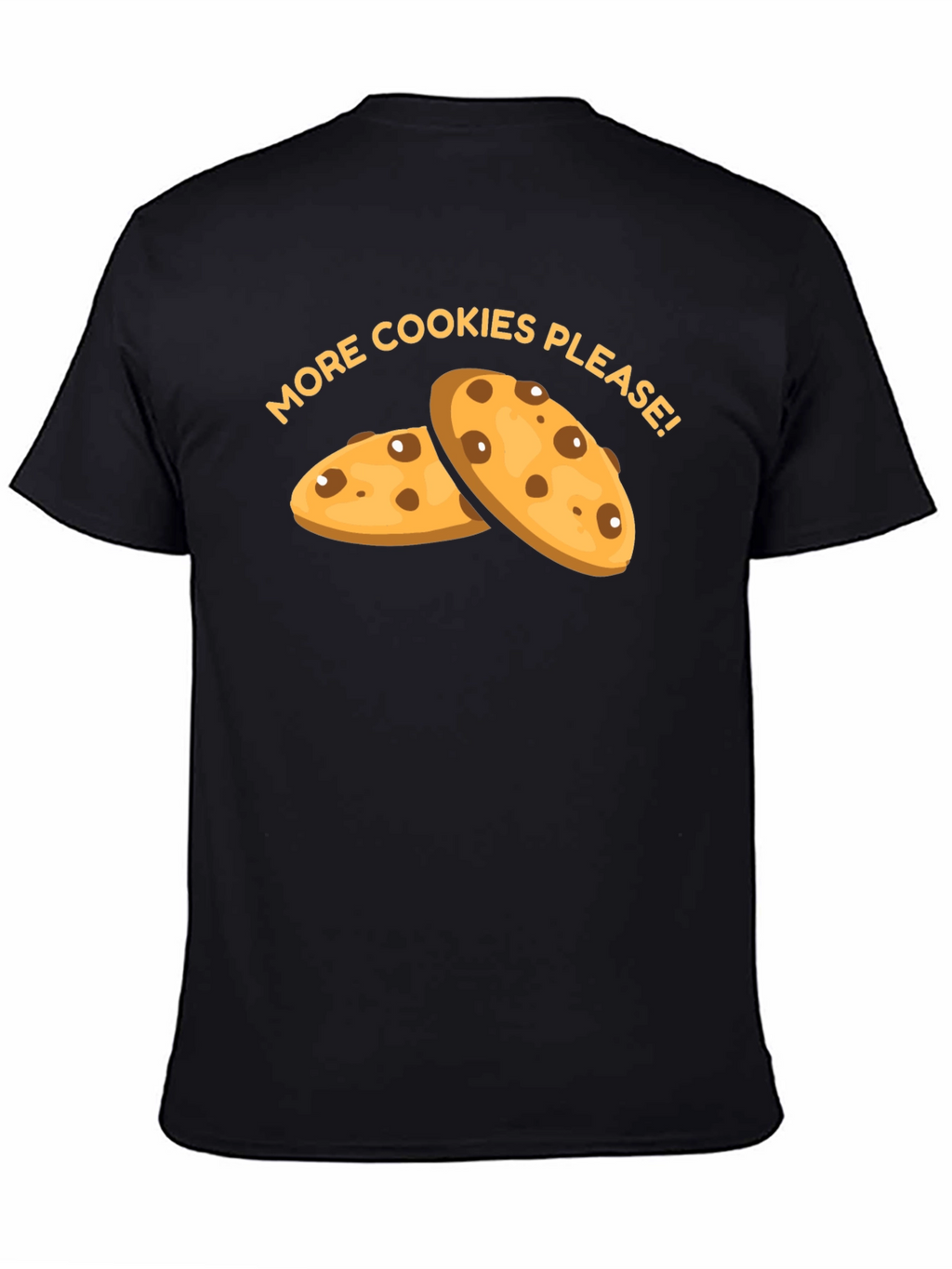 More Cookies Please T-Shirt - Black