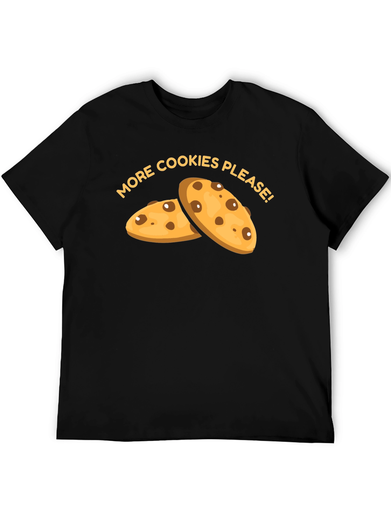More Cookies Please T-Shirt - Black