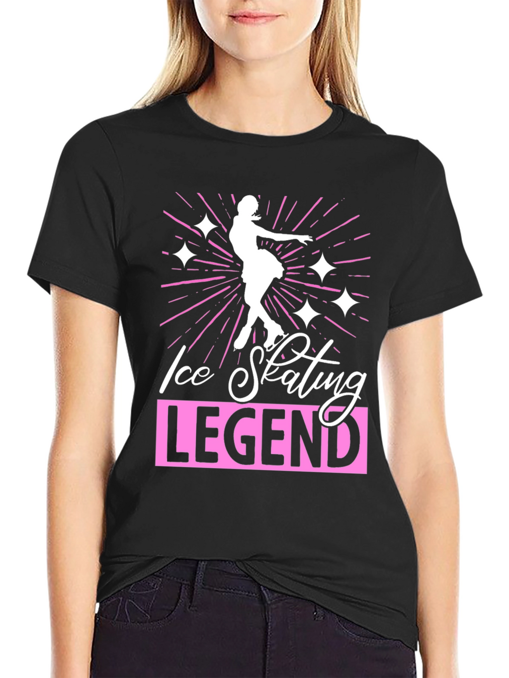Ice Skating Legend Graphic T-Shirt
