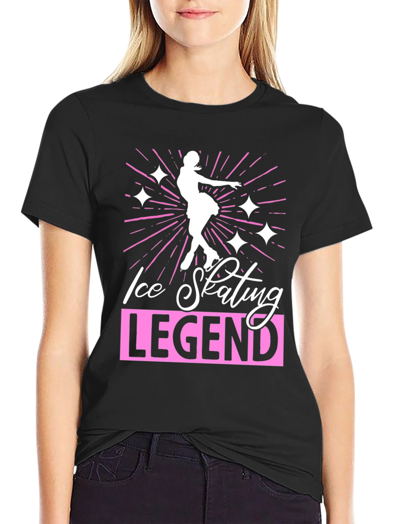Ice Skating Legend Graphic T-Shirt