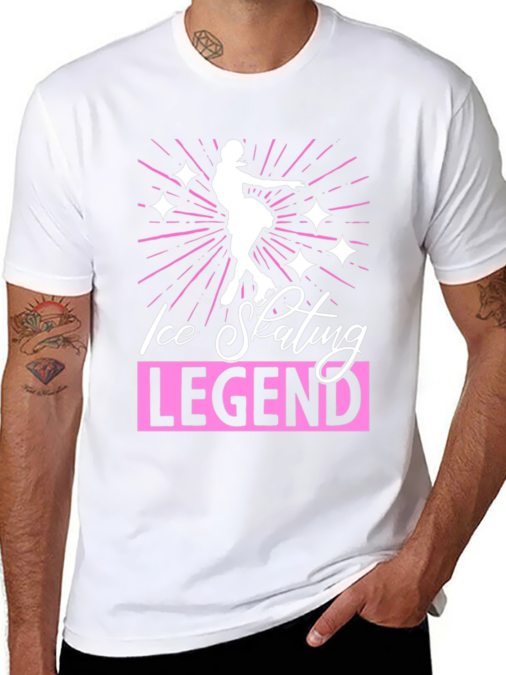 Ice Skating Legend Graphic T-Shirt