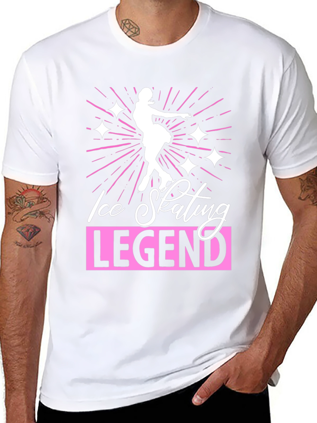 Ice Skating Legend Graphic T-Shirt