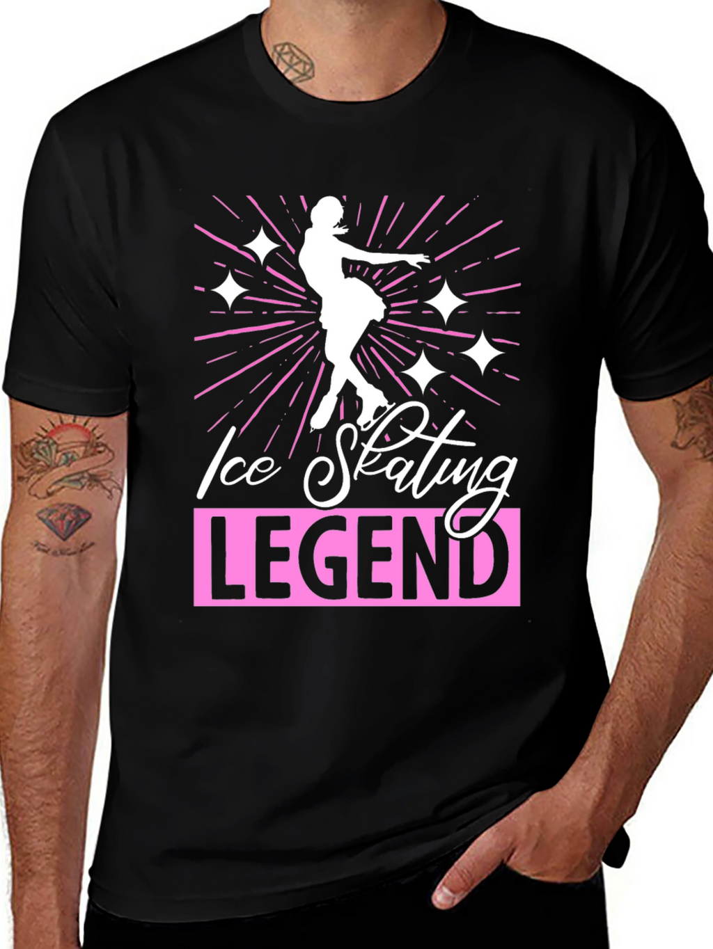 Ice Skating Legend Graphic T-Shirt