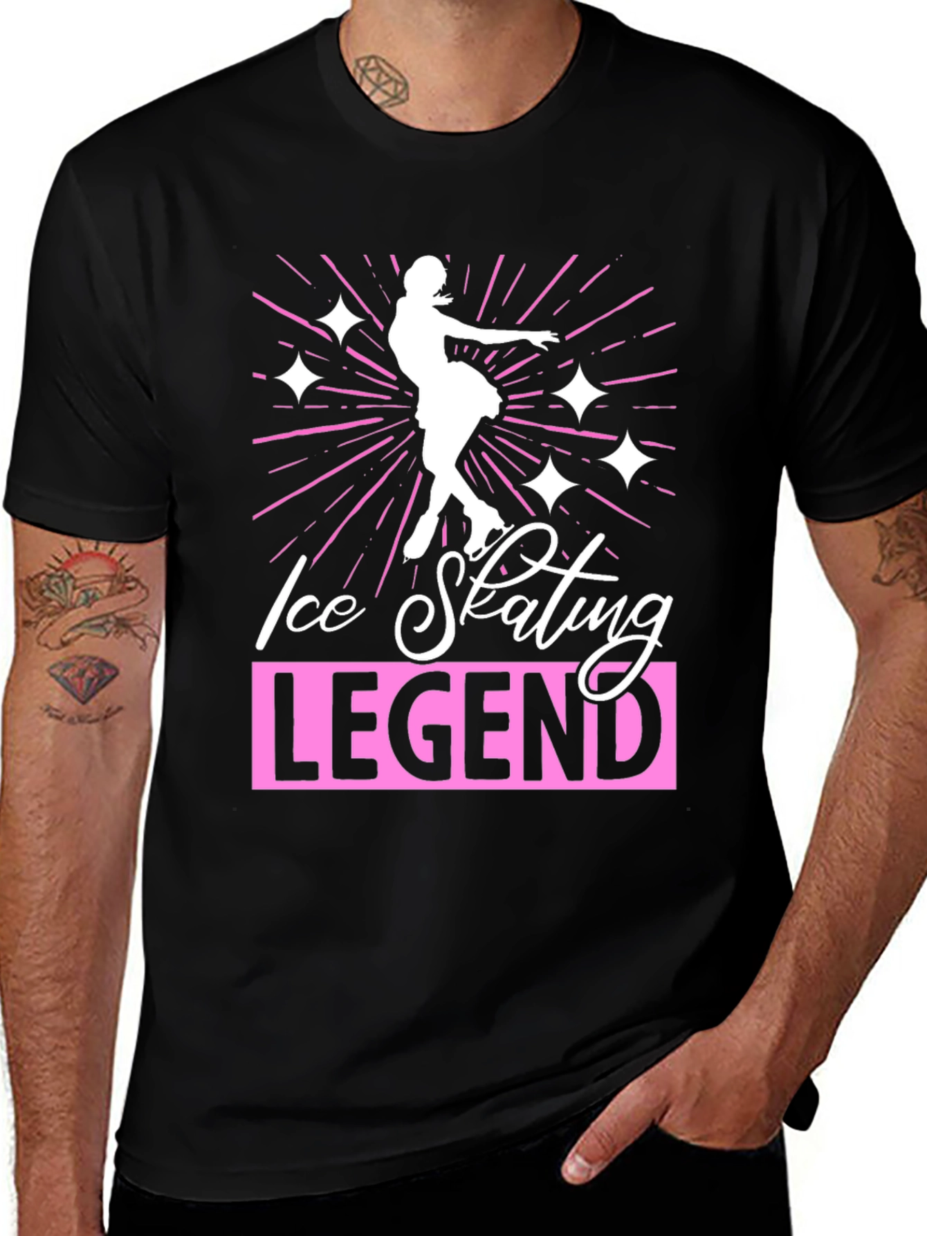 Ice Skating Legend Graphic T-Shirt