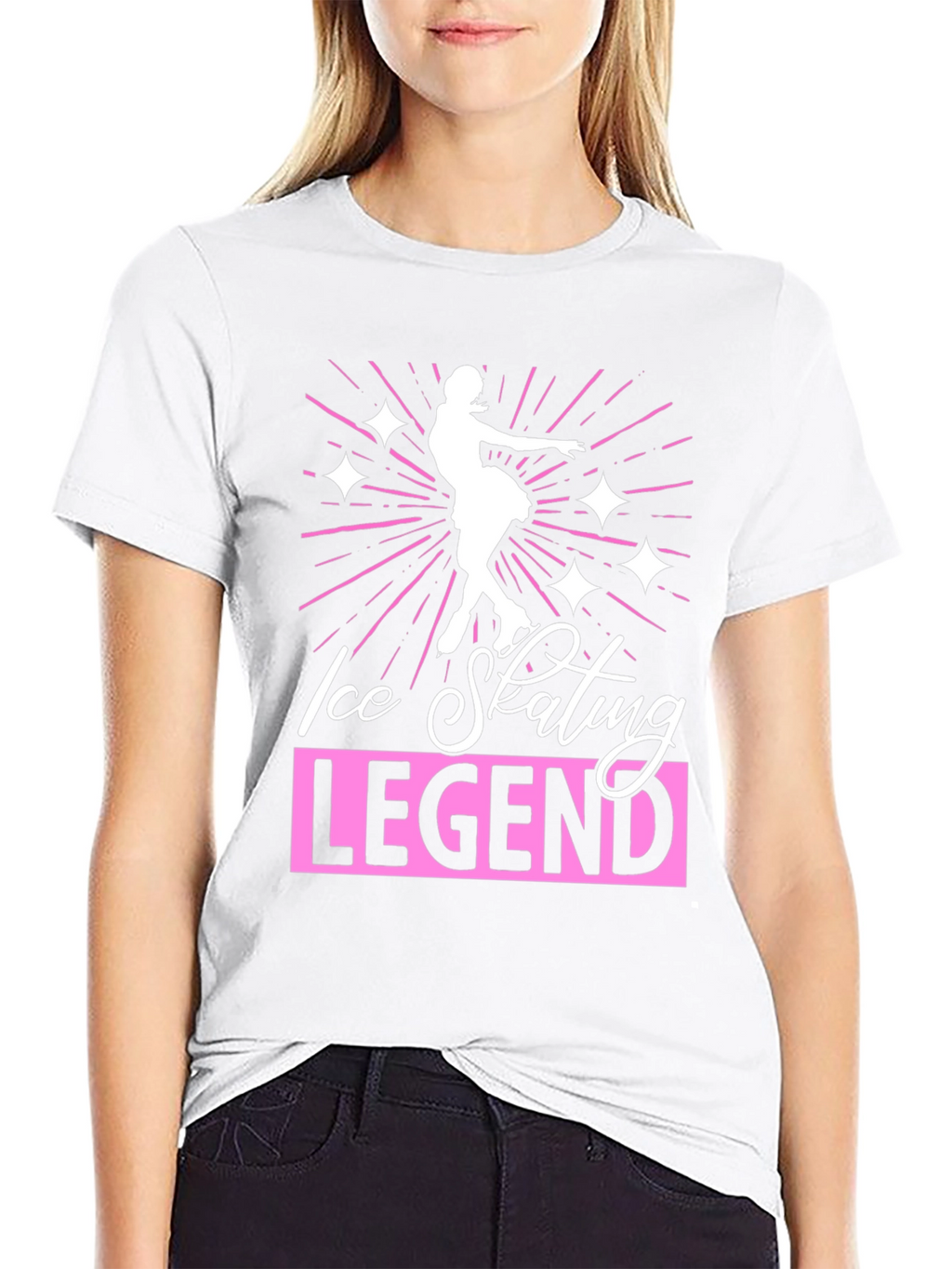 Ice Skating Legend Graphic T-Shirt
