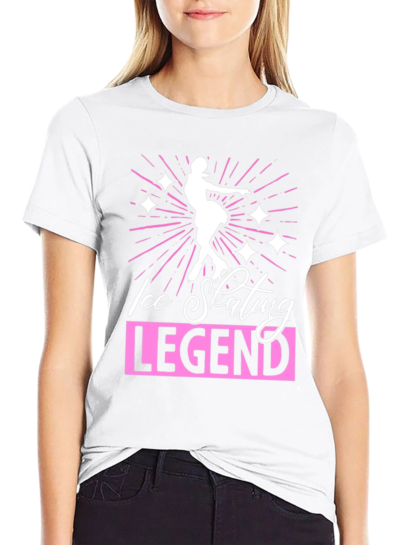 Ice Skating Legend Graphic T-Shirt
