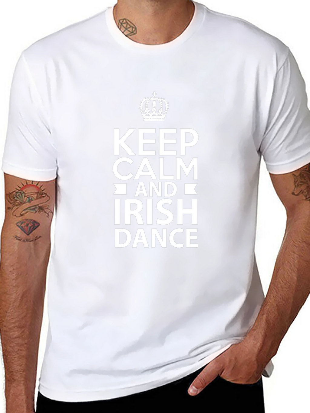 Keep Calm and Irish Dance Black T-Shirt