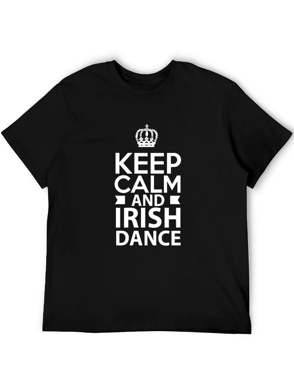 Keep Calm and Irish Dance Black T-Shirt