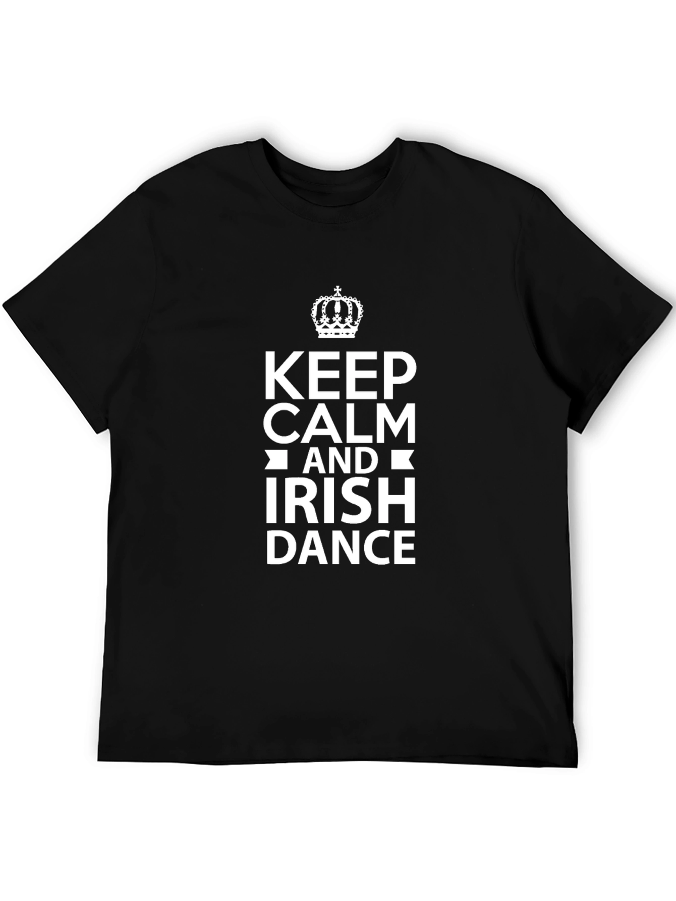 Keep Calm and Irish Dance Black T-Shirt