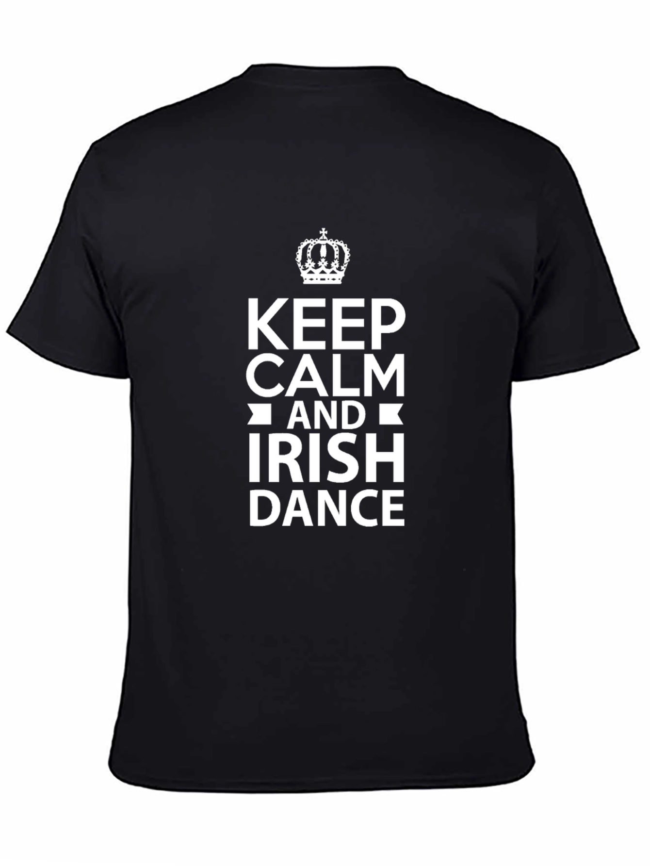 Keep Calm and Irish Dance Black T-Shirt