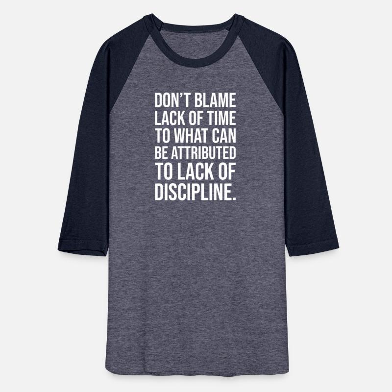 lack of time vs discipline WHITE