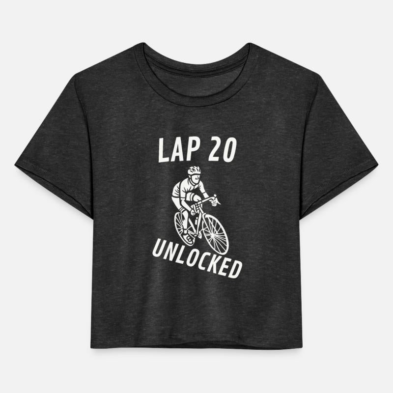 Lap 20 Unlocked Shirt Funny Cyclist Bike