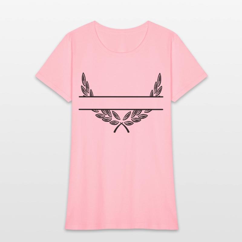 Laurel wreath name banner