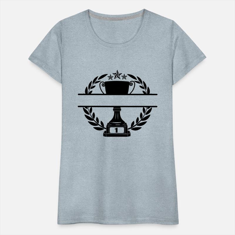 Laurel wreath with cup three stars and number 1
