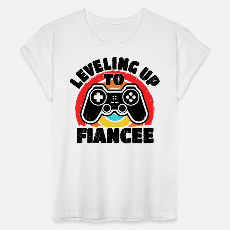 Leveled Up To Fiancee Gamer Newly Engaged Couple