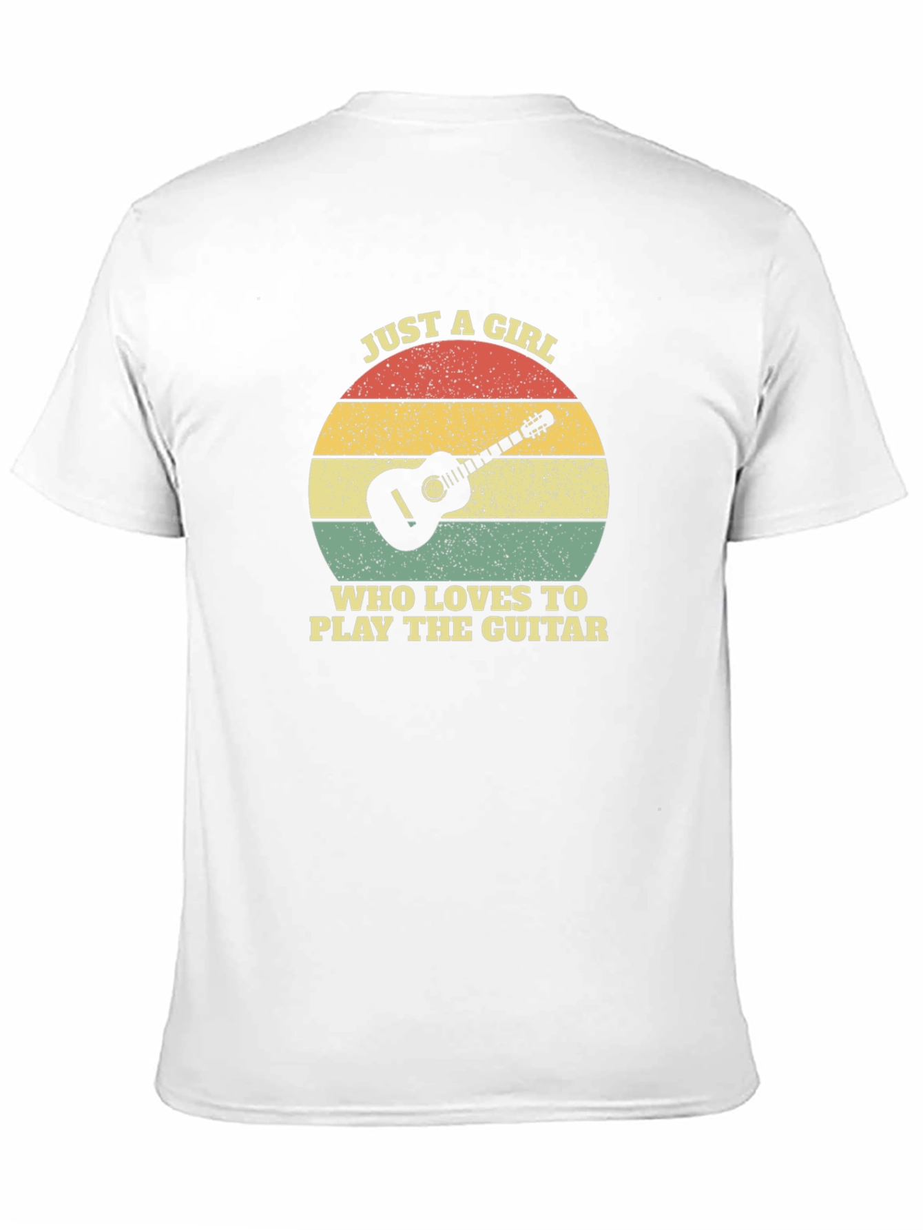 Guitar Lover T-Shirt - Just A Girl Graphic Tee