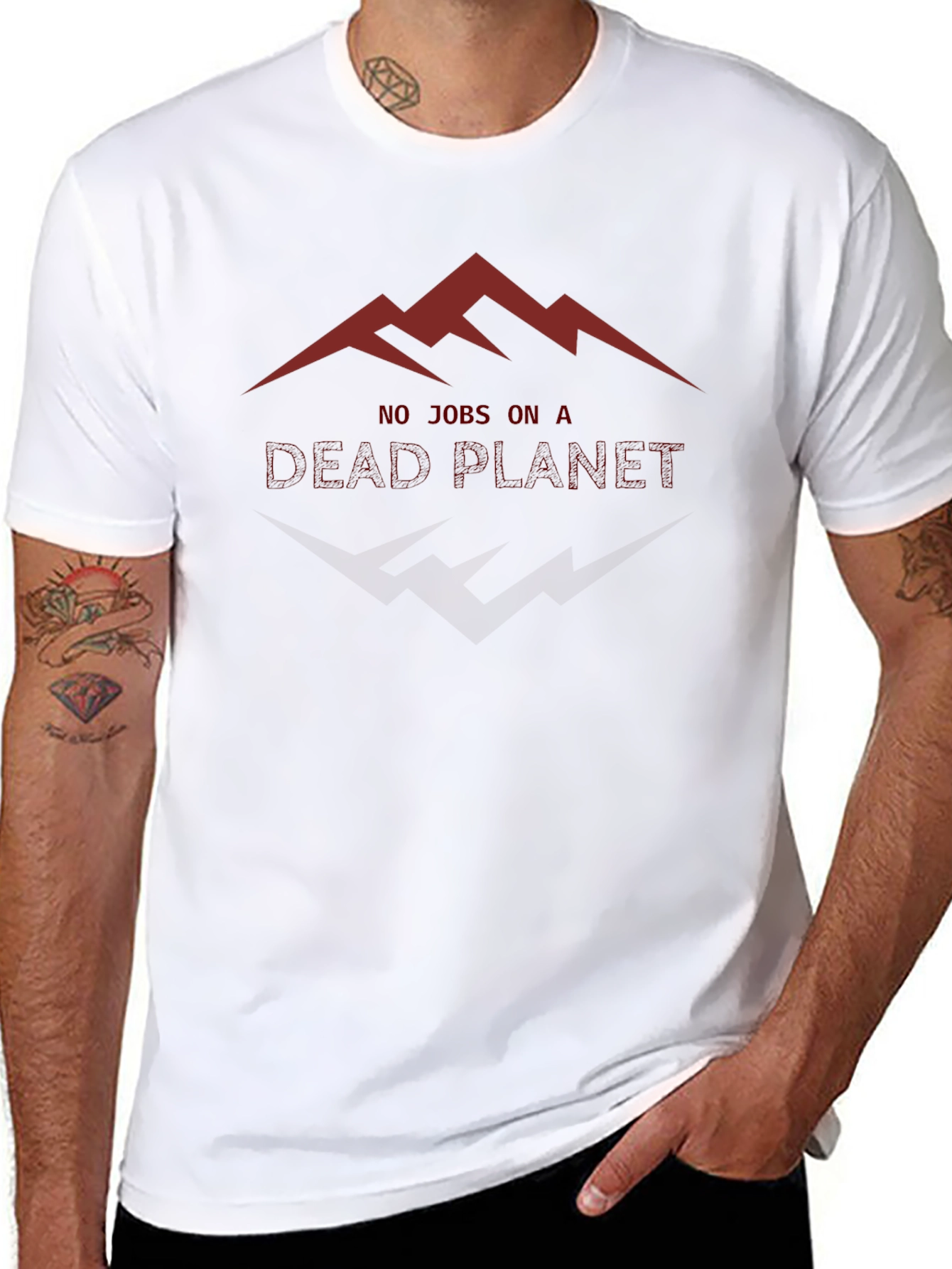 Dead Planet Graphic Tee - Climate Awareness T-Shirt