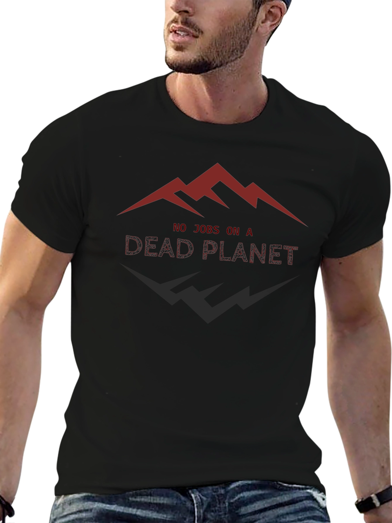 Dead Planet Graphic Tee - Climate Awareness T-Shirt