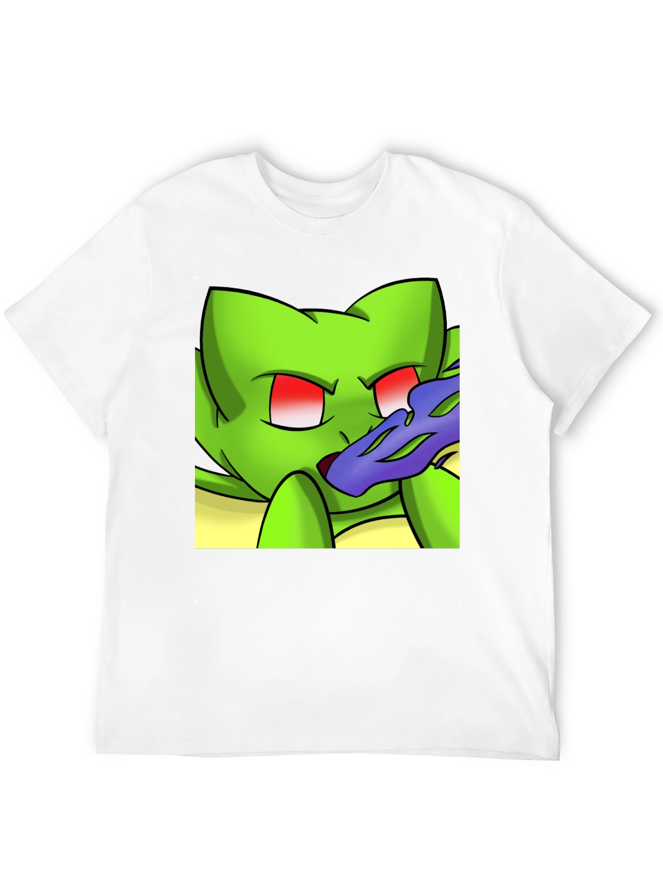 Cartoon Creature Black T-Shirt