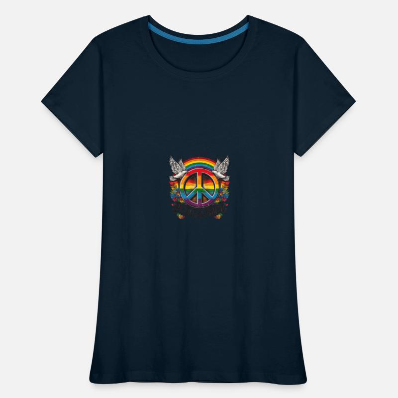 LGBT Pride Month Peace and Pride Design