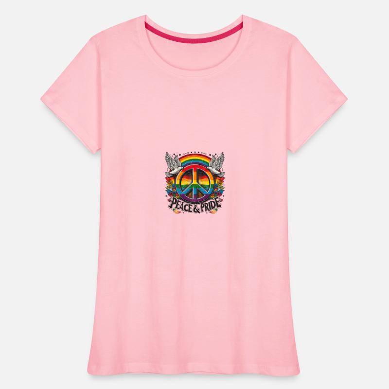 LGBT Pride Month Peace and Pride Design