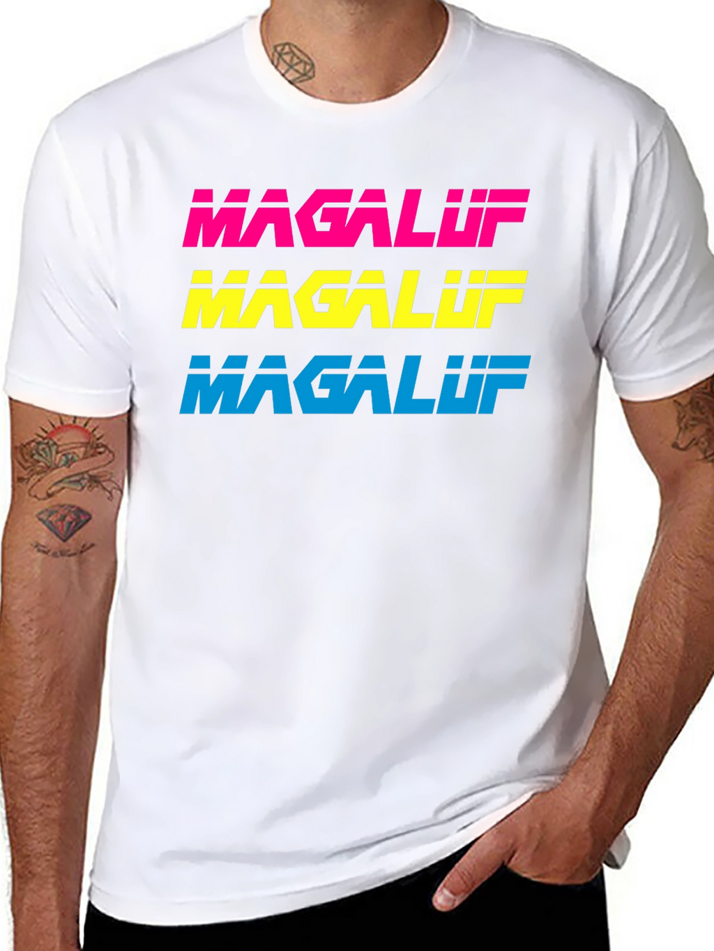 Magaluf T-Shirt - Vibrant Retro Style
