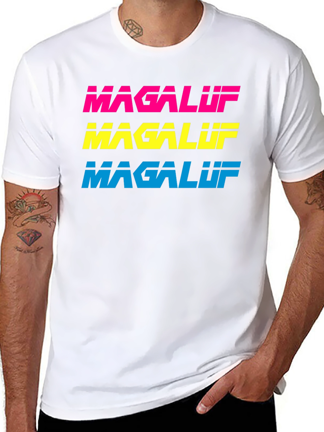 Magaluf T-Shirt - Vibrant Retro Style