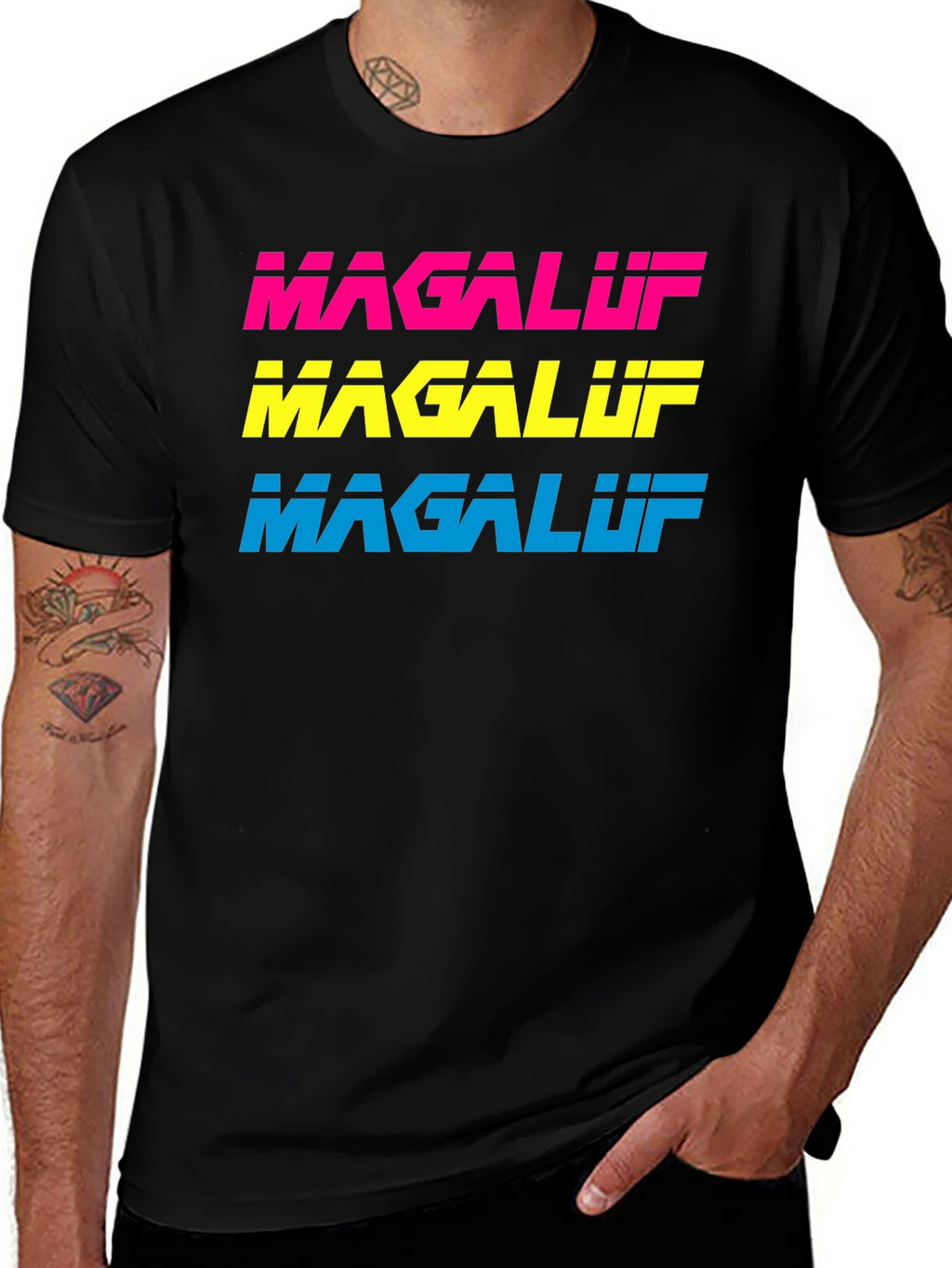 Magaluf T-Shirt - Vibrant Retro Style