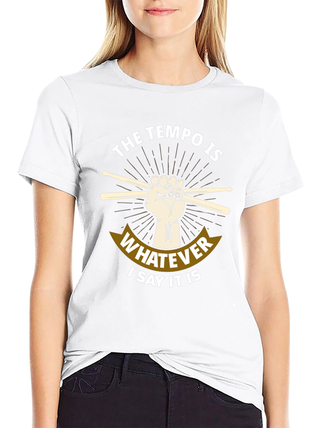 Tempo Drummer T-Shirt - Music Lover Tee