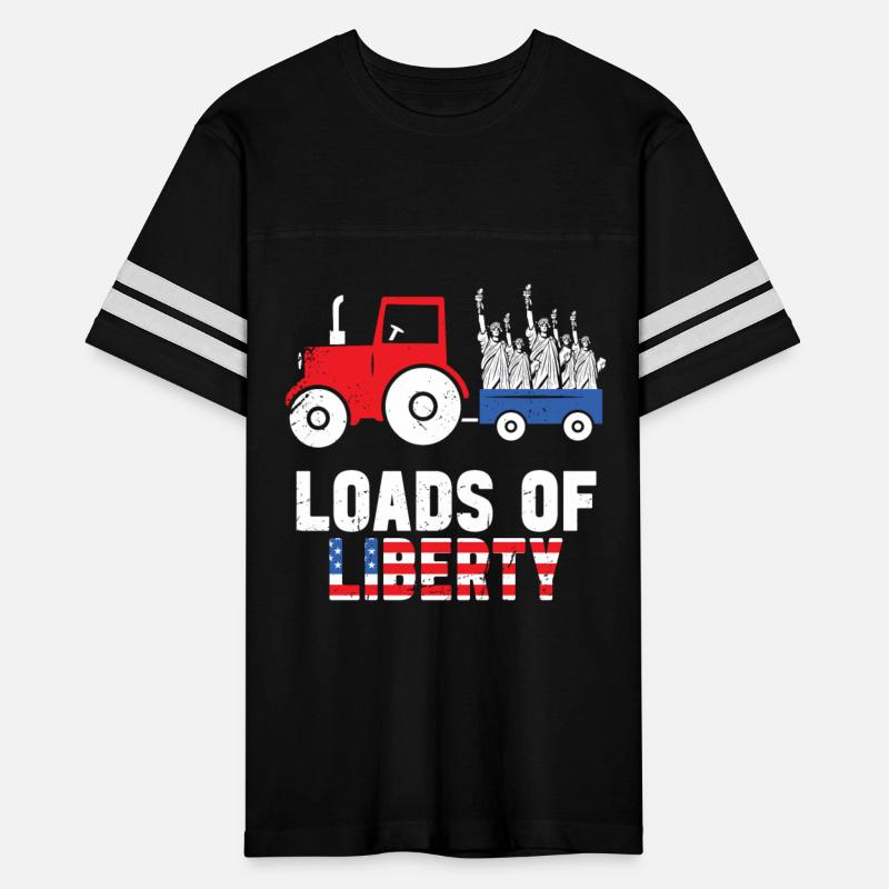 Liberty Tractor Patriotic American