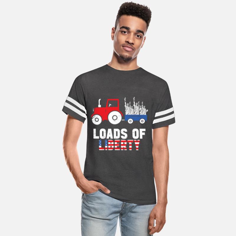 Liberty Tractor Patriotic American