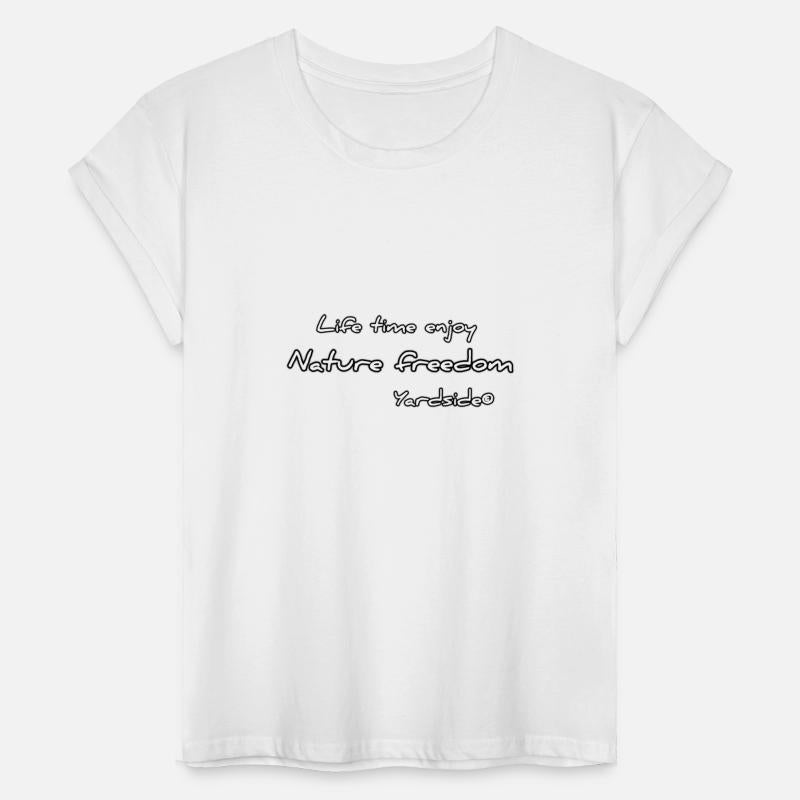 Life time enjoy nature freedom Yardside font