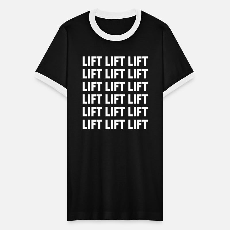 Lift pattern : Fitness weight lifting sport