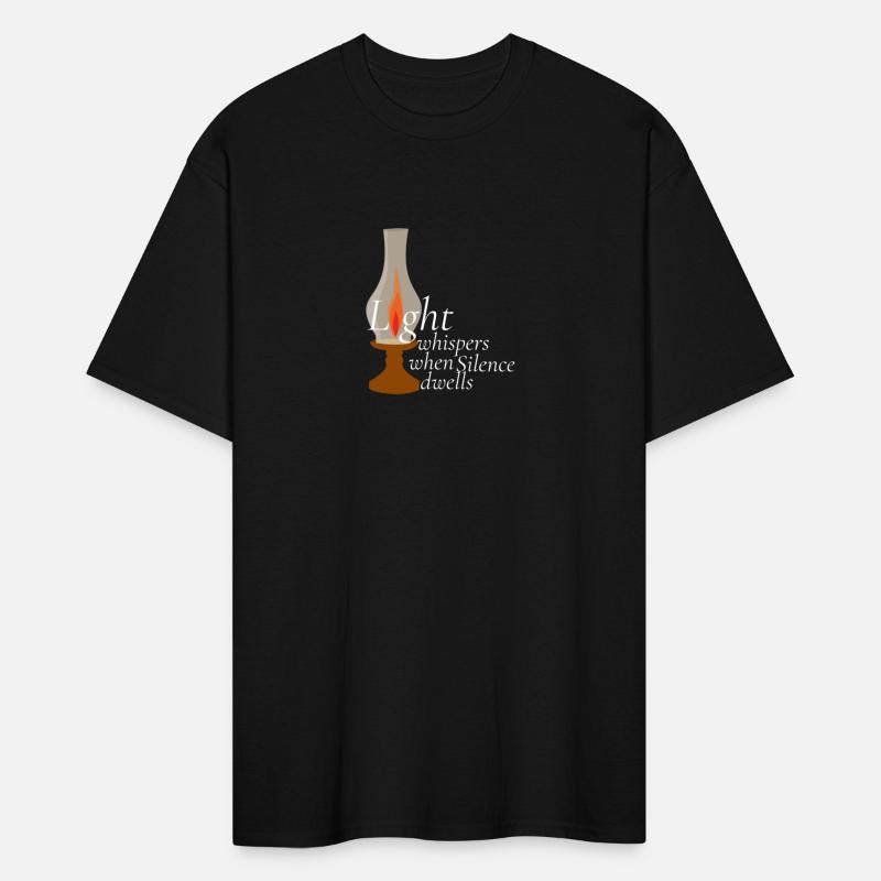 Light whispers when silence dwells