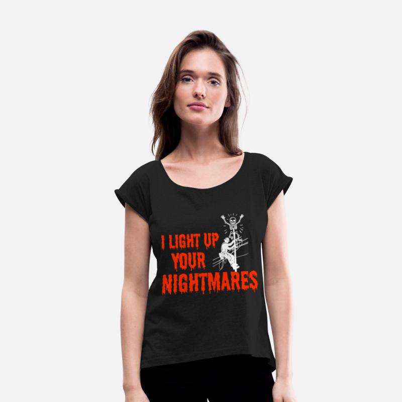 Lineman Halloween Nightmare Spooky Electric Design