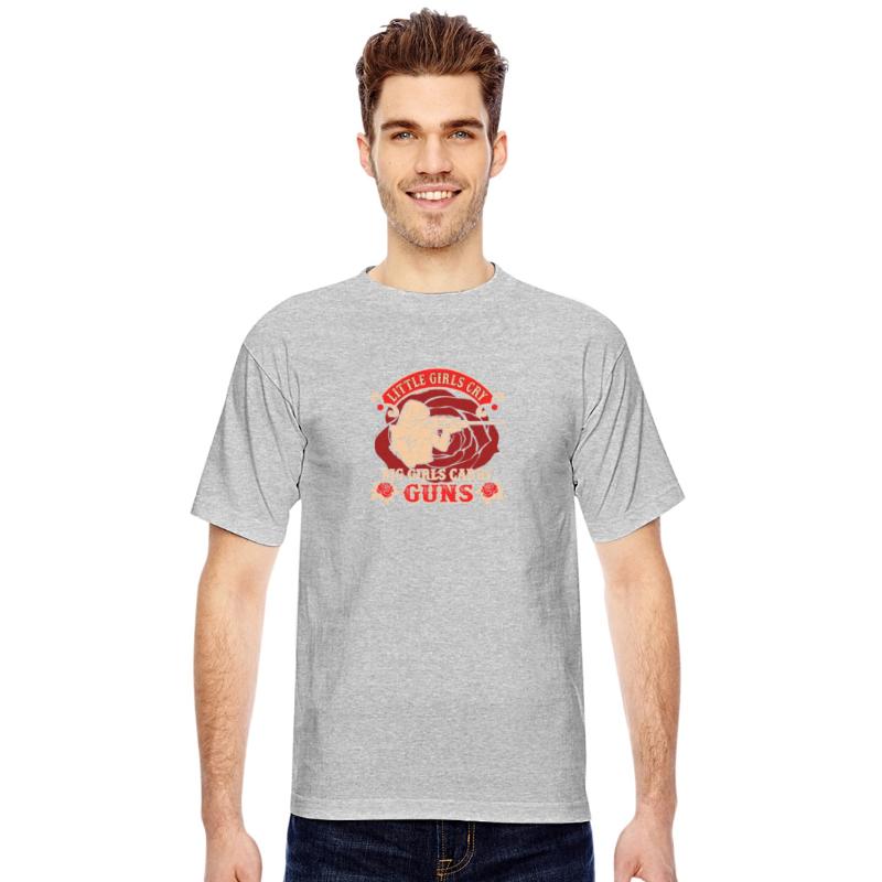 Little Girls Cry Big Girls Carry Guns Tshirt
