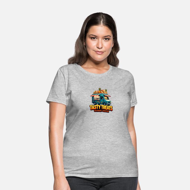 Lively Cartoon Food Truck Illustration
