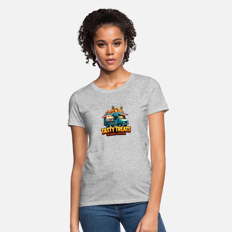 Lively Cartoon Food Truck Illustration
