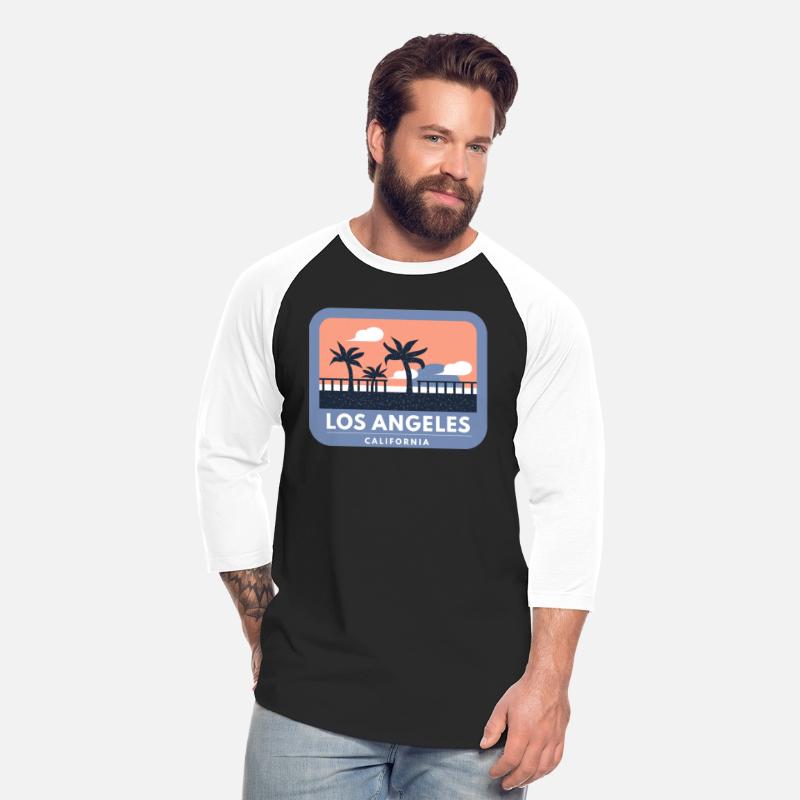 Los Angeles California Retro Skyline Design