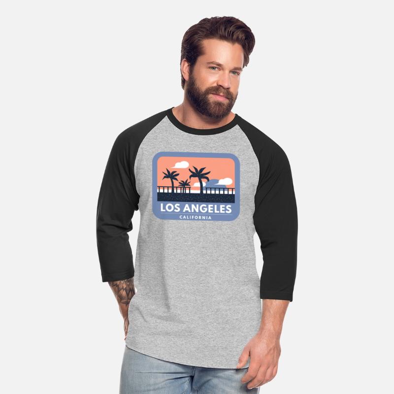 Los Angeles California Retro Skyline Design