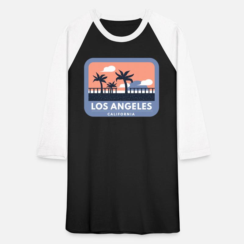 Los Angeles California Retro Skyline Design
