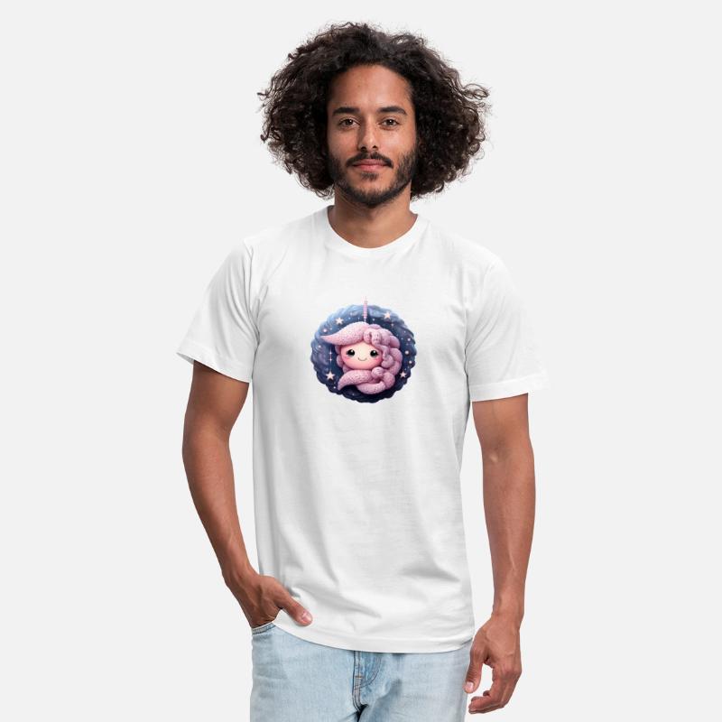 lovable kawaii style crochet moon with a friendly